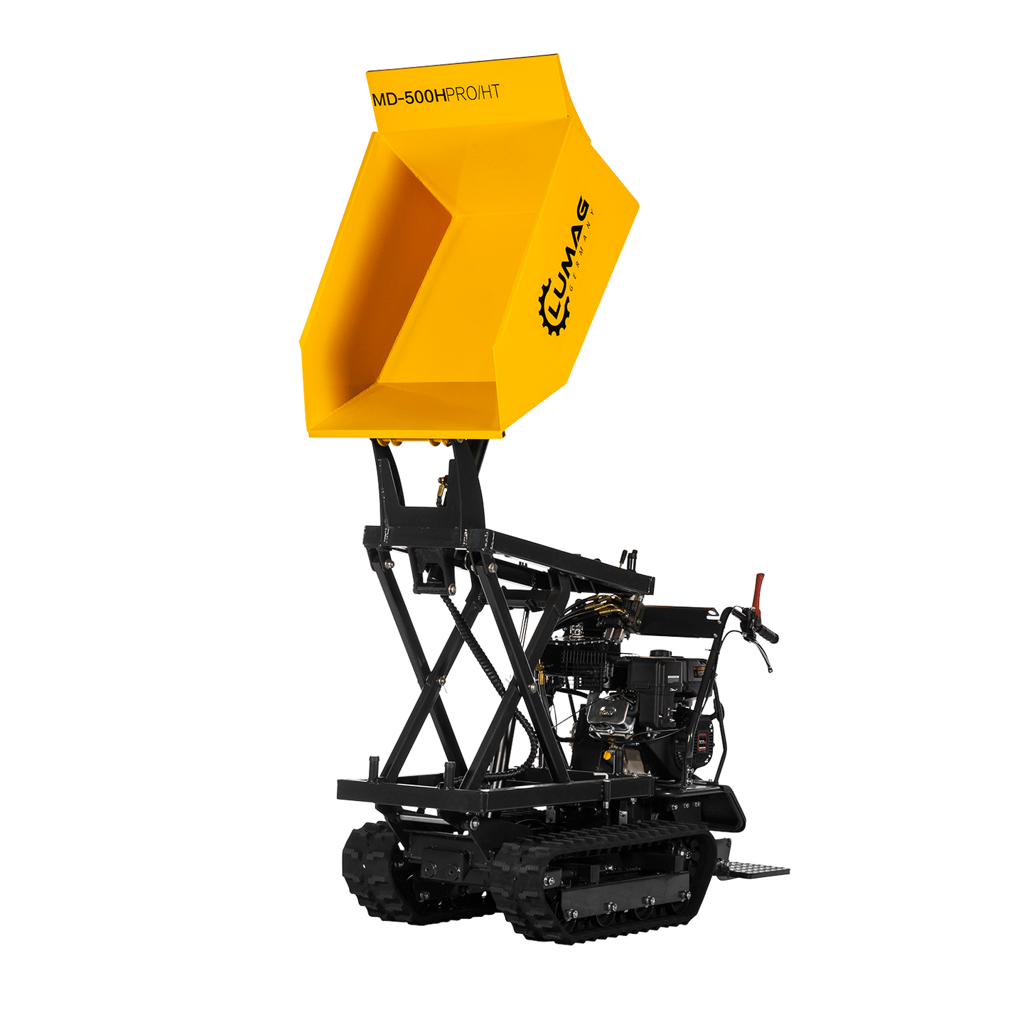 Benzin-Raupendumper MD500HPROHT (High-Tip-Funktion)